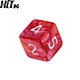 6 Sided Dice Acrylic Dice Transparent Red Dice DND Dice RPG Dice Tabletop Game Dice Board Game Dice